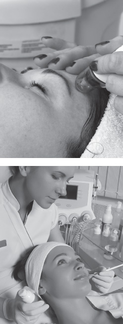Images of minor cosmetic treatments